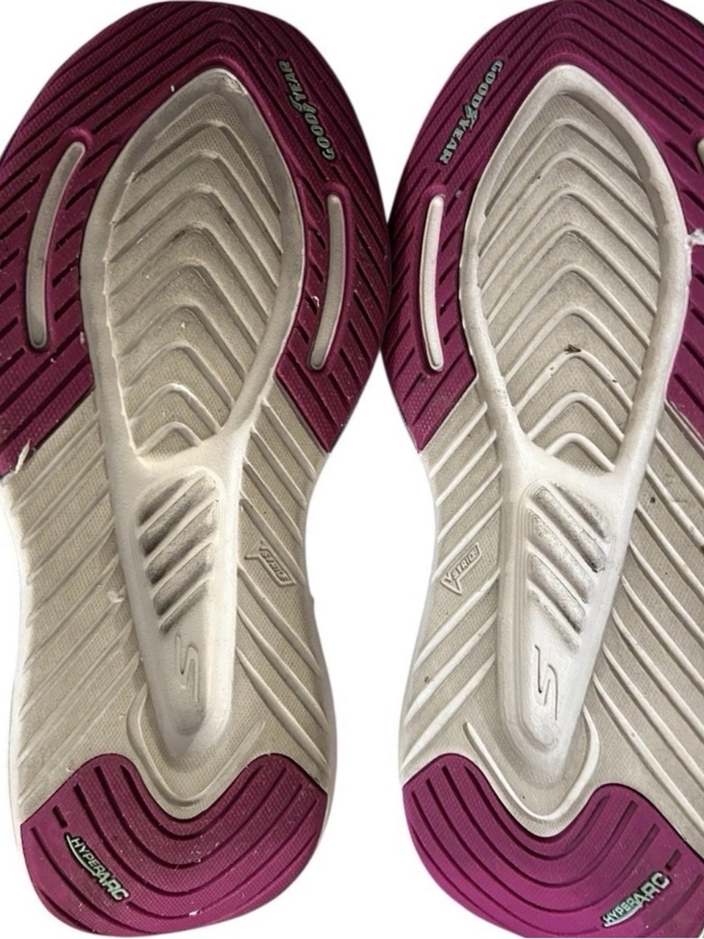 Skechers GOwalk Slip-On Sneakers in Gray and Pink Sz 6 - Picture 4 of 4